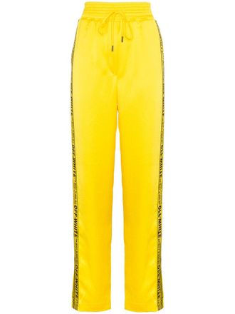 Off-white Pantaloni sportivi con logo - Giallo