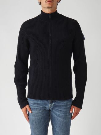 Premiata Cardigan in lana vergine con logo Premiata