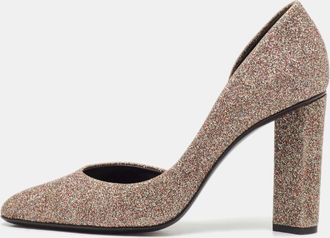 Pierre Hardy Multicolor Glitter Dorsay Pumps