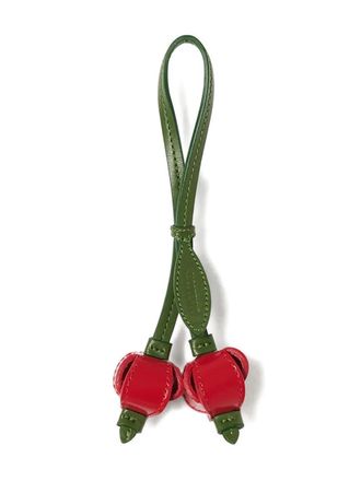 Jacquemus cherry-shape charm chain - unisex - Calf Leather - One Size - Red