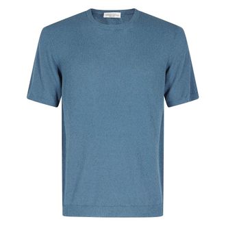 Roberto Collina T-Shirts, male, Blue, Size: XL T-Shirts