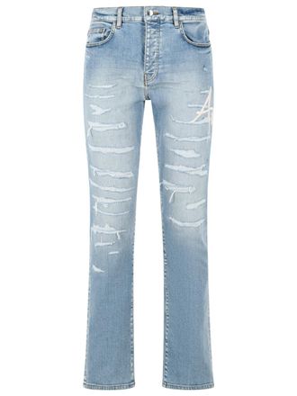 Amiri Slim lichtblauwe katoenen jeans