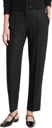 Vince High Waist Tailored Wool-Blend Carrot Trouser