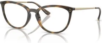 Vogue Eyewear 53mm Cat Eye optical glasses in Brown at Nordstrom