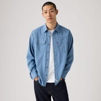 Levi's Auburn Worker Shirt - Mens - 2XL - Blue