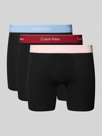 Calvin Klein Underwear Trunks im 3er-Pack mit elastischem Logo-Bund in Black, Größe XL