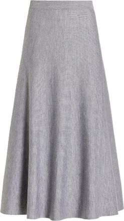 Gabriela Hearst Freddie gebreide midi-rok - Grijs