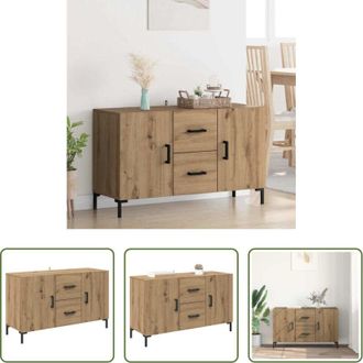 vidaXL vidaXL Credenza in legno multistrato - Credenza Rovere artigianale 100 x 36 x 60 cm Legno multistrato
