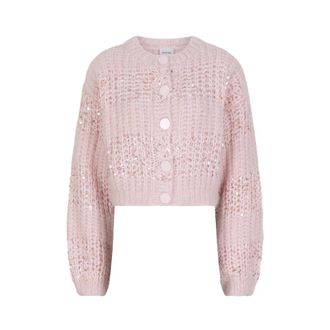 Dante6 Juna Gestreept Vest - Dames - Truien - Roze - Maat: XL