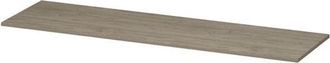 Bernacchini Topdeck Wastafelblad - 160x45x2cm - tbv onderkast - MFC Greige eiken