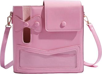 Generic Women Bottle Carrier Crossbody Bag Large Capacity Cup Holder Shoulder Bags