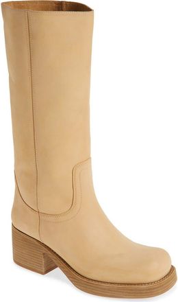 Jeffrey Campbell Reflect Platform Boot in Natural Natural Stack at Nordstrom, Size 7.5