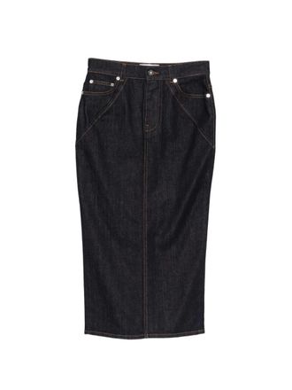 Givenchy Kick Back Denim Skirt