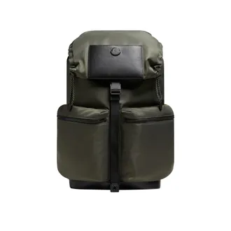 Moncler Moncler Kenton Drill Backpack, Men, Green, Size: One Size