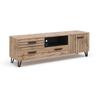 Vicco Mueble Bajo Para Tv Amber, Roble, 150 X 48.5 Cm, Vicco