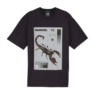 adidas Neighborhood Graphic Tee - Heren - Sportshirts - Zwart - S - Katoen - Fitness