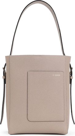 Valextra Sahara Calf Leather Small Bucket Bag-Donna