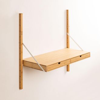 Sklum Sklum - Estanter&iacute;a Modular De Pared En Bamb&uacute; Kolex