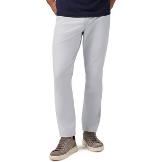 Mizzen+Main Upton Straight Leg Stretch 5-Pocket Pants in Aluminum at Nordstrom, Size 32 X 30