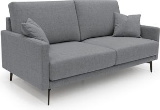 Divani.Store Saturno Sof&aacute; Moderno En Tela Suave E Impermeable 180 Cm Gris