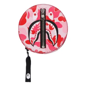 A Bathing Ape ABC Camo Shark Coin Case Pink 1L80-190-012-PNK
