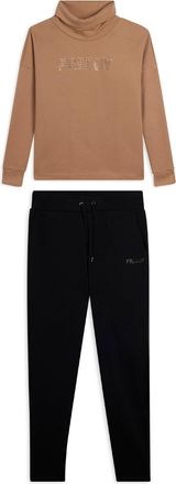 Freddy Tuta con collo risvoltabile e logo decorato da borchie