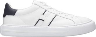 Hogan H691 Sneakers - Heren - Sneakers - Wit - 40 1/2 EU - Leer - Schoenen