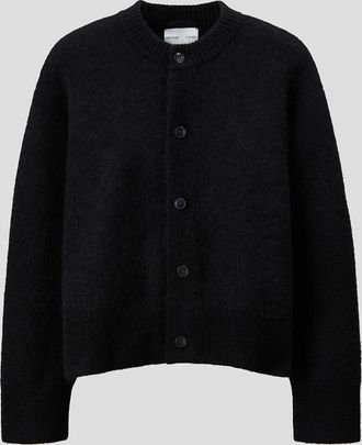 H&M Cardigan aus Mohairmix in Relaxed Fit - Schwarz