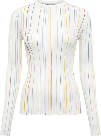 Gabriela Hearst T-shirt a righe - Bianco