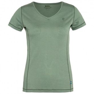 Fj&auml;llr&auml;ven Abisko Cool T-Shirt f&uuml;r Damen | gr&uuml;n