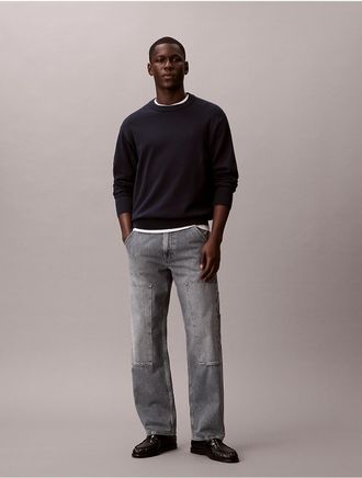 Calvin Klein Jeans Calvin Klein Mens Straight Leg Carpenter Jeans - Medium Blue - 29W x 30L