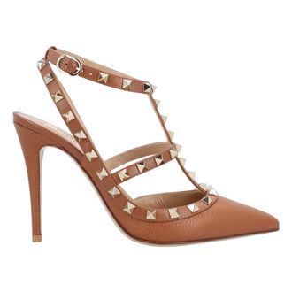 Valentino Dames, Schoenen, Bruin, Maat: 37 1/2 EU Leer
