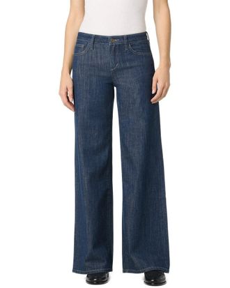 Joe's Low Rise Indigo Rinse Wide Leg Jean