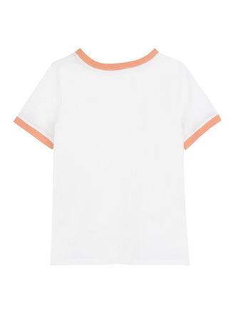 Chlo&eacute; Logo-Embroidered Cotton T-Shirt - White