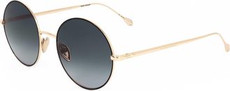 Isabel Marant Womens 54mm Black Gold Sunglasses