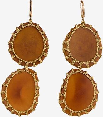 Boks&Baum Ohrringe aus pflanzlichem Elfenbein Cartagena Double Mini