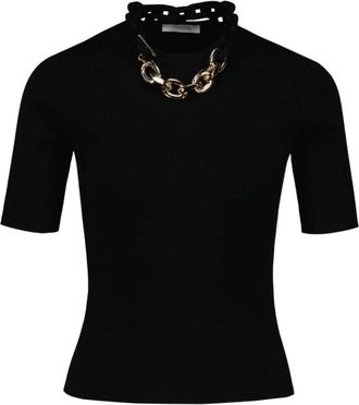 Paco Rabanne Cardigan - Rabanne - Katoen - Zwart - Dames - Polos - Zwart - M - Katoen - Tops