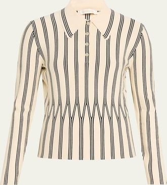 Zimmermann Rebellion Stripe Polo