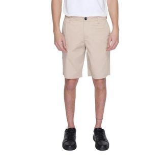 A|X Armani Exchange Mens Taupe Bermuda Chino Shorts, Waist Size 36