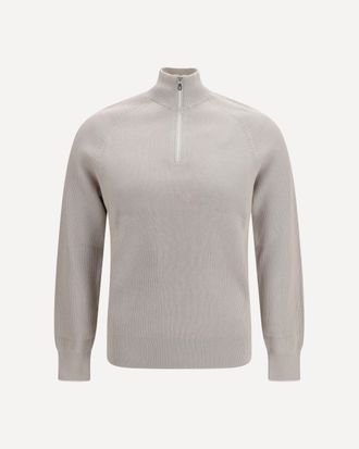 Brunello Cucinelli Cotton Sweater with a high neckline Male 50