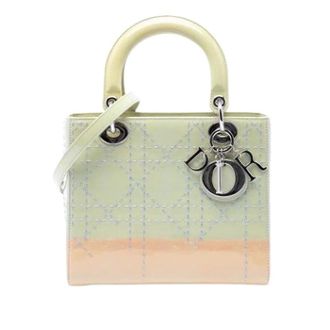 Dior Pre-owned Lady Dior - Dames - Pre-owned - Groen - Maat: ONE Size Leer