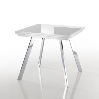 Oresteluchetta Oresteluchetta - Mesa Extensible Efecto Madera Blanca Cm. L.85/170xp.85xh.75.5/73.5
