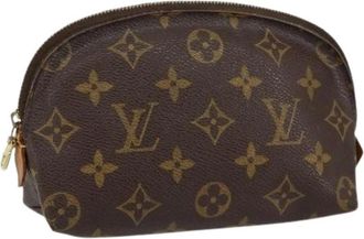 Louis Vuitton Pre-owned Clutches, female, Brown, Size: ONE SIZE Pre-owned Canvas Clutch