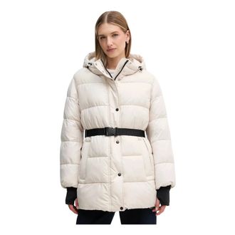 Geox Jassen, Dames, Beige, 2Xl, Leer, Spherica Jacket