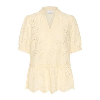 Saint Tropez Geleksa SZ Blouse - Blouses & Shirts - Mujer - Amarillo - 2XL
