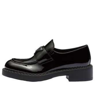 Prada (WMNS) PRADA Chocolate 50mm Loafer Black Patent Leather 1D246M-JHR-F0002-F-B050