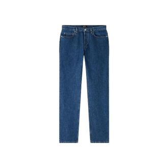 A.P.C. A.p.c., Heren, Jeans, Blauw, Maat: W33 Katoen