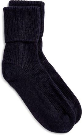 Johnstons of Elgin FORBES TRAVEL SOCK in Dark Navy Sd7666 at Nordstrom