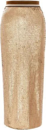Le Superbe Womens Rush Liza Skirt In Gold
