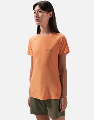 Berghaus Womens Berghaus Womens 24/7 Tech Stretch T-Shirt - Orange - Size: 10
